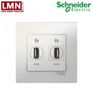 KB32USB-AS-Schneider-bo-o-cam-sac-USB-doi-mau-bac